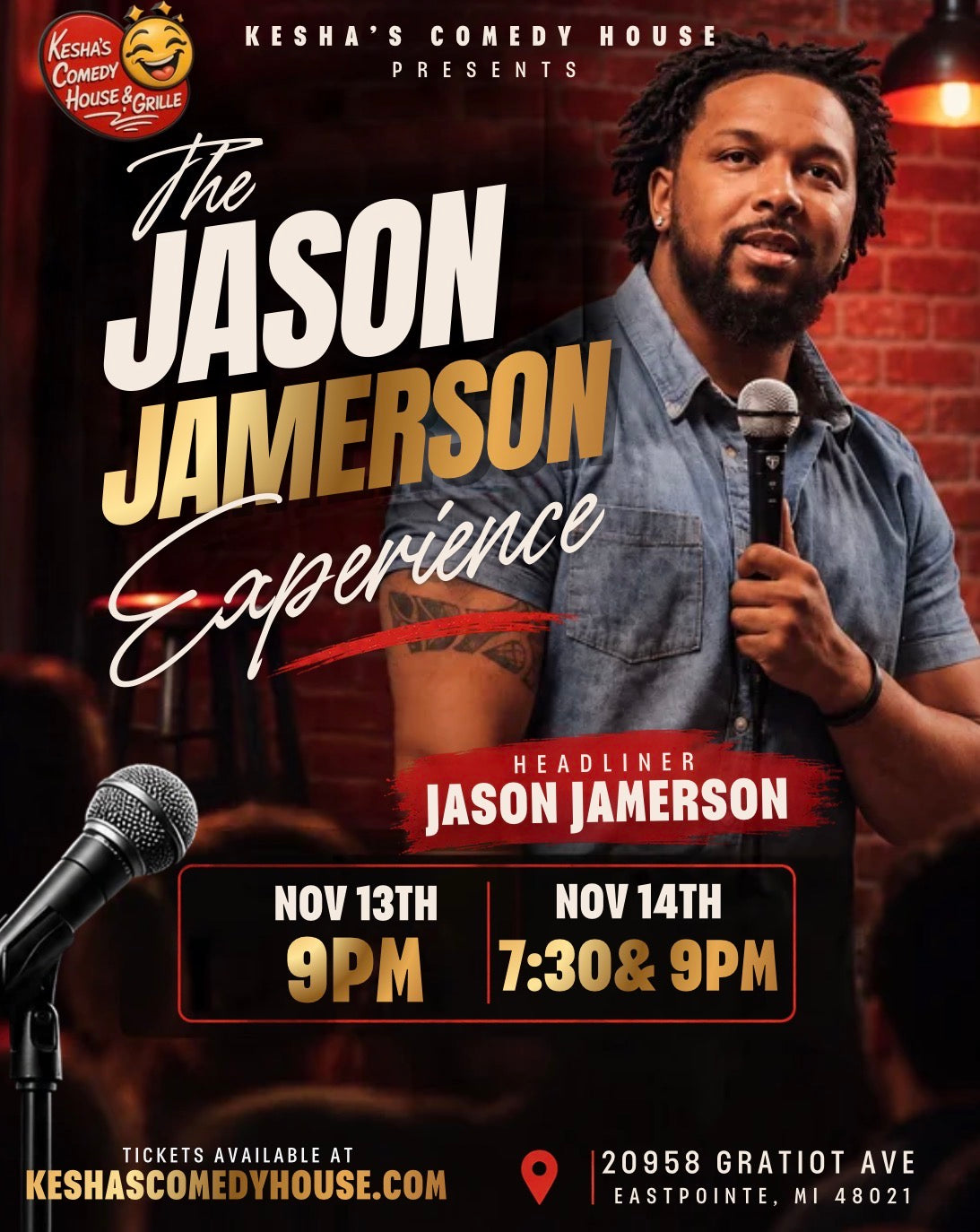 11/13-14 The Jason Jamerson Experience