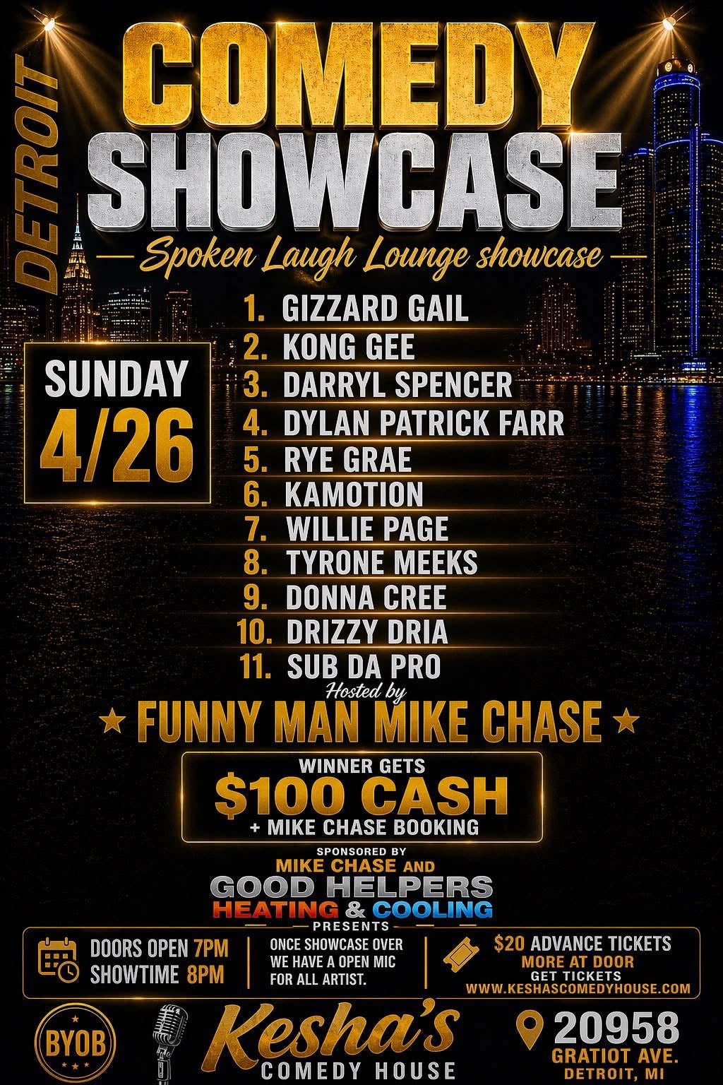 Mike Chase Comedy Showcase