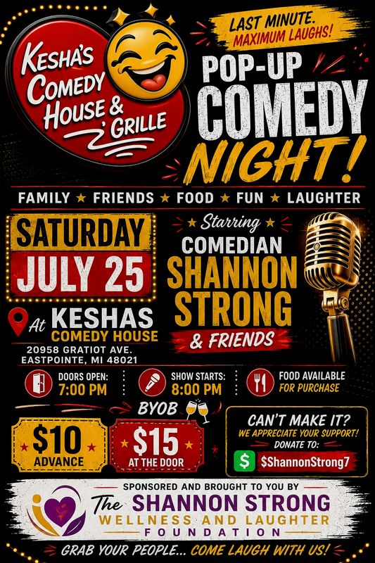 7/25 Pop Up Comedy Night