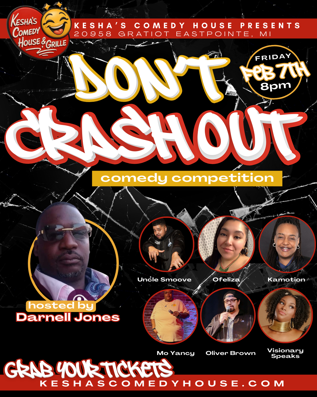 Dont Crash Out Comedy Competition