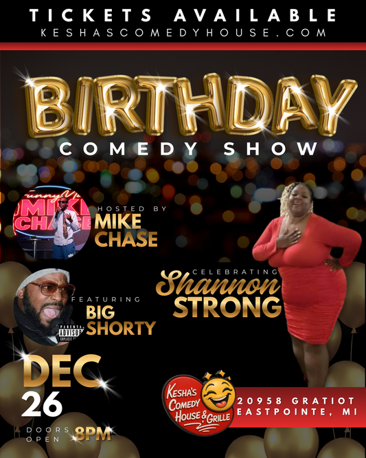 Shannon's Birthday Comedy Show Dec 26th